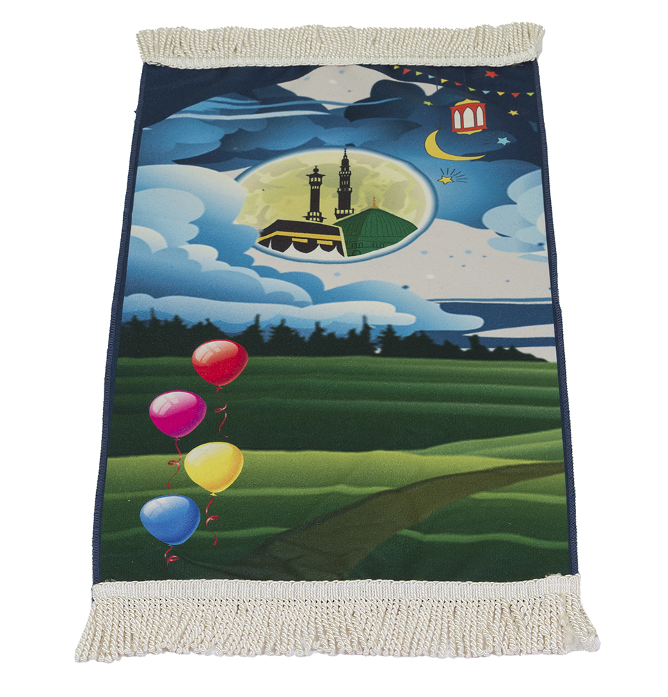 Modefa Turkish Prayer Mat Rug | Small Child Toddler Size | Fun Digital Print - Picture 15 of 21