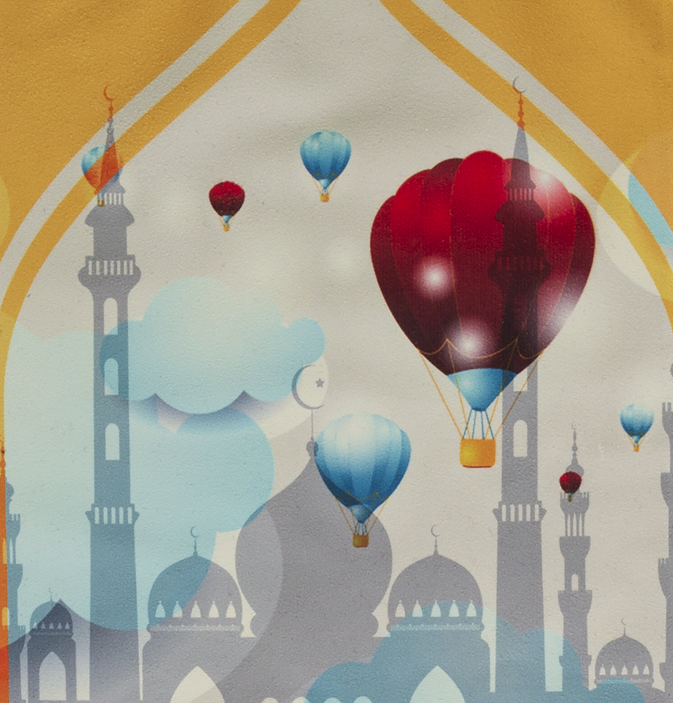 Modefa Turkish Prayer Mat Rug | Small Child Toddler Size | Fun Digital Print - Picture 20 of 21