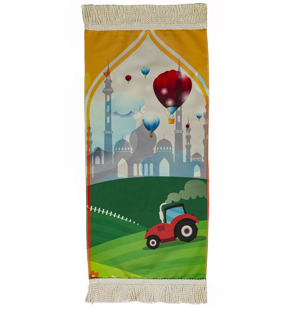 Modefa Turkish Prayer Mat Rug | Small Child Toddler Size | Fun Digital Print - Picture 17 of 21