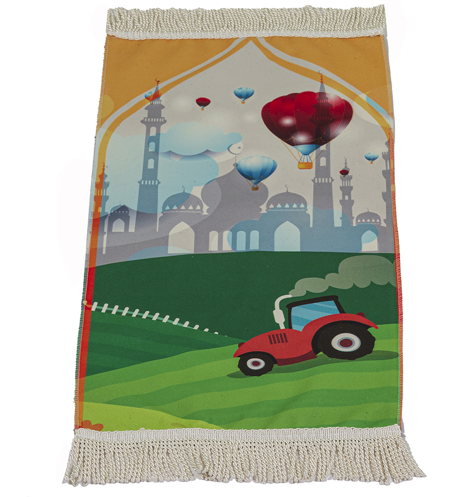 Modefa Turkish Prayer Mat Rug | Small Child Toddler Size | Fun Digital Print - Picture 21 of 21