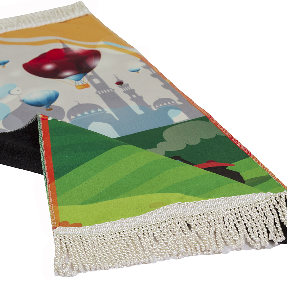 Modefa Turkish Prayer Mat Rug | Small Child Toddler Size | Fun Digital Print - Picture 18 of 21