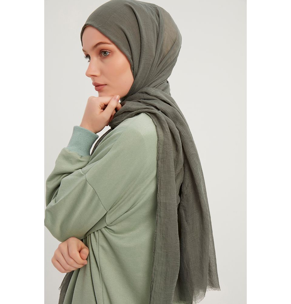 Comfort Hijab Muslim Scarf Cotton Blend Wrap Women's Shawl - Picture 16 of 74