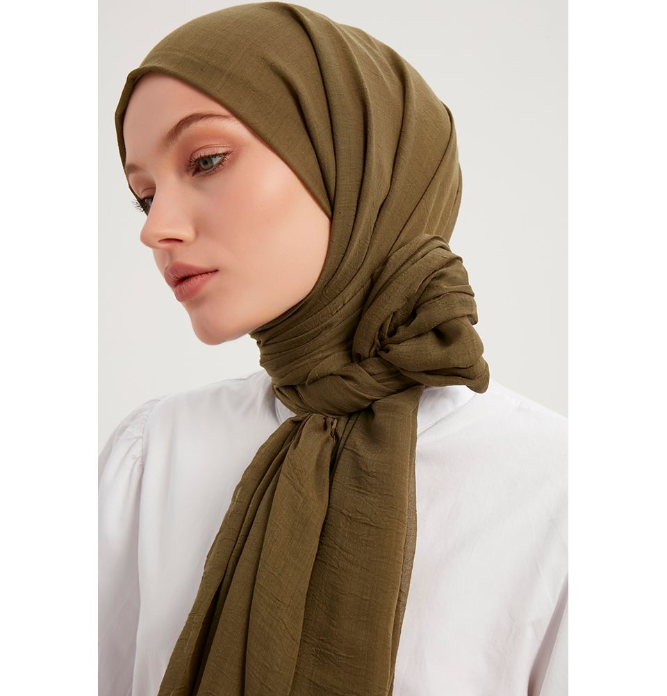 Comfort Hijab Muslim Scarf Cotton Blend Wrap Women's Shawl - Picture 20 of 74