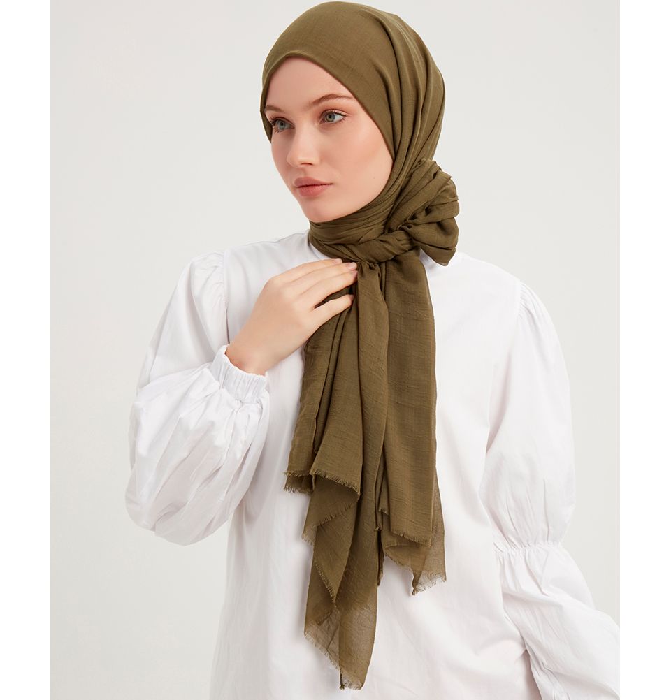 Comfort Hijab Muslim Scarf Cotton Blend Wrap Women's Shawl - Picture 21 of 74