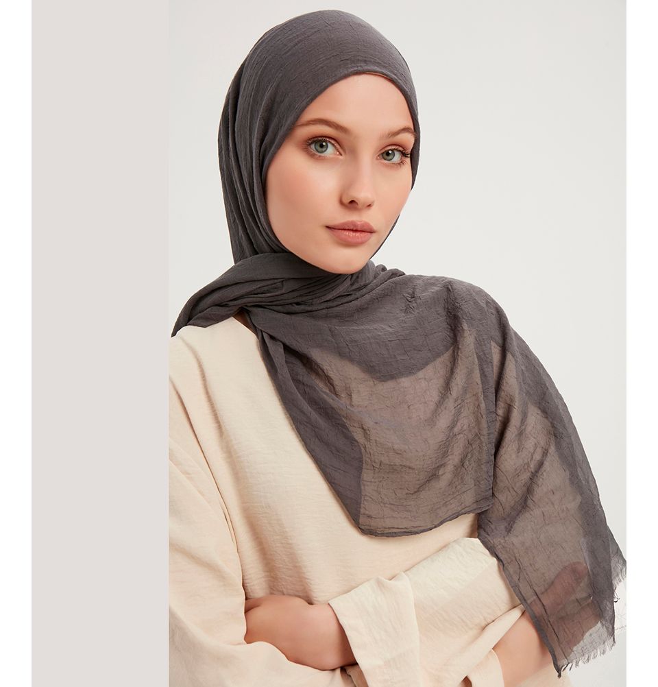 Comfort Hijab Muslim Scarf Cotton Blend Wrap Women's Shawl - Picture 32 of 74