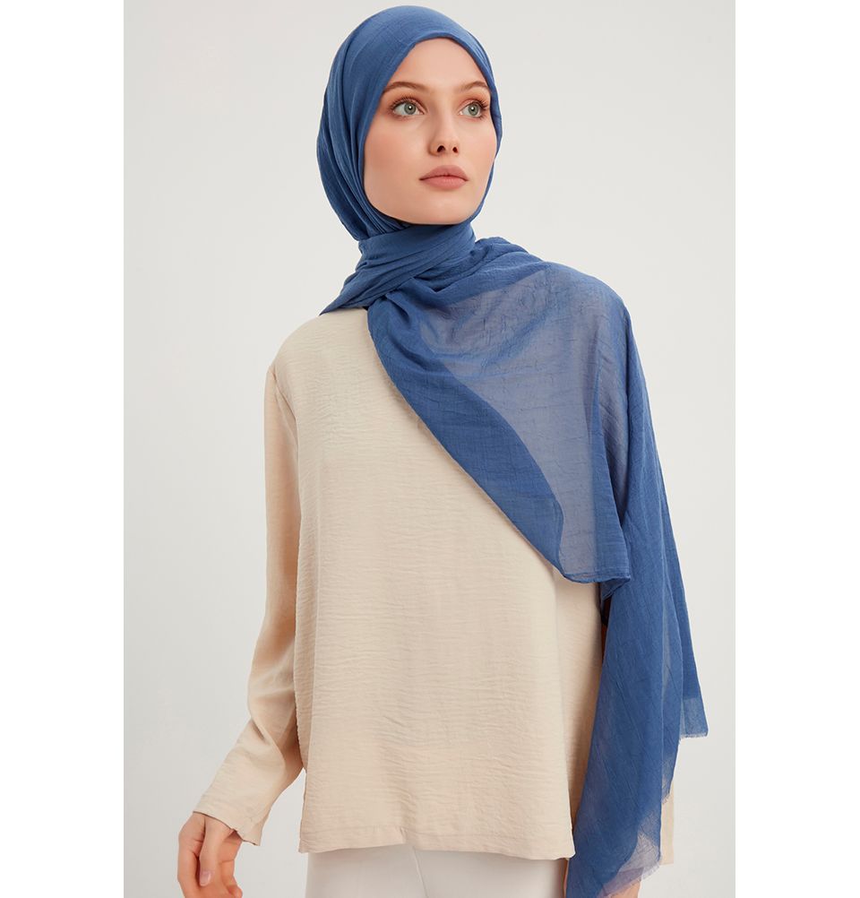 Comfort Hijab Muslim Scarf Cotton Blend Wrap Women's Shawl - Picture 46 of 74