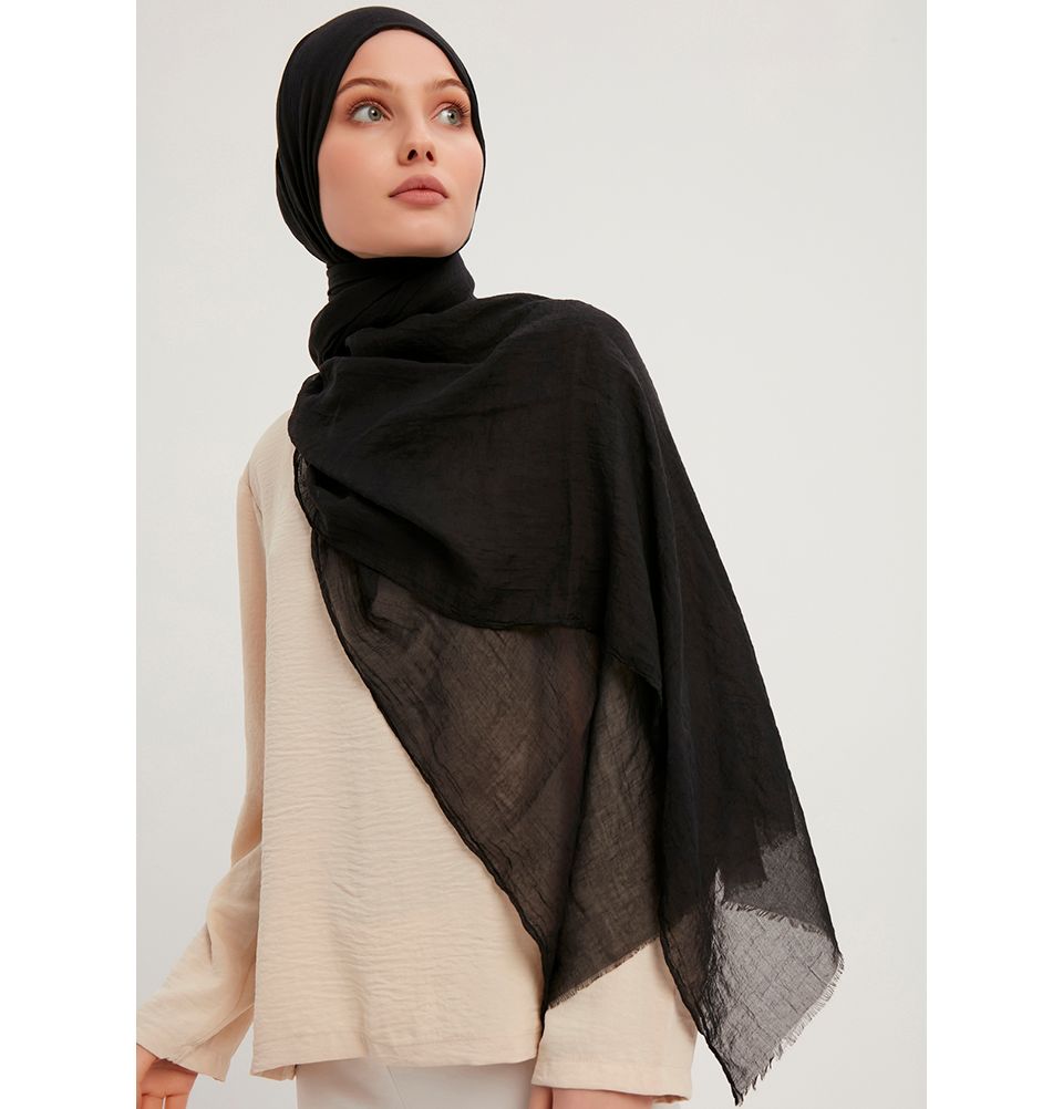 Comfort Hijab Muslim Scarf Cotton Blend Wrap Women's Shawl - Picture 58 of 74