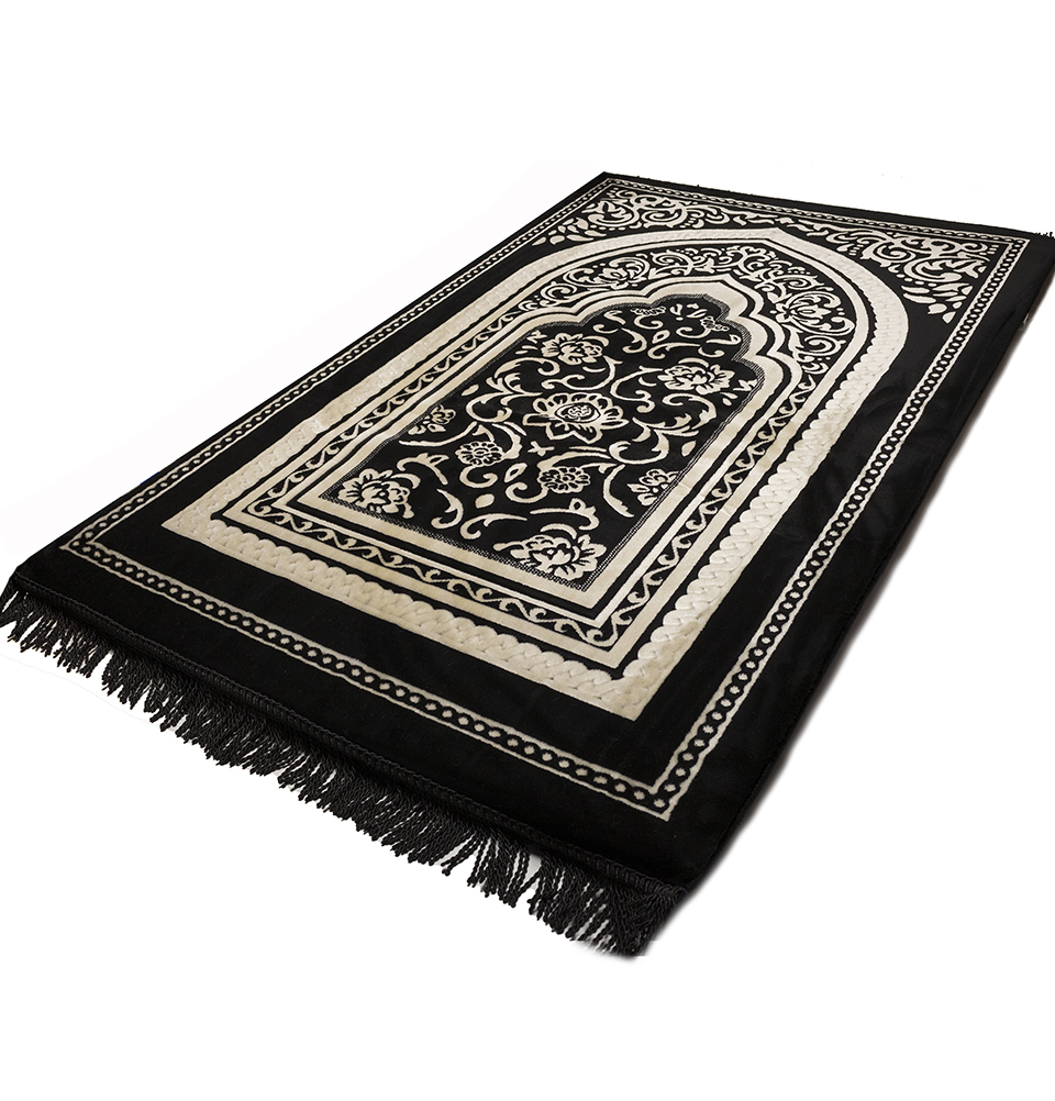 Foam Janamaz Sajadah Prayer Rug - Double Plush - Picture 17 of 19