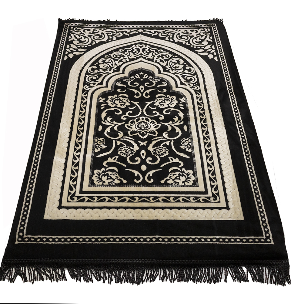 Foam Janamaz Sajadah Prayer Rug - Double Plush - Picture 14 of 19