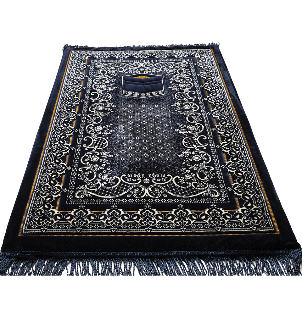 Foam Janamaz Sajadah Prayer Rug - Double Plush - Picture 8 of 19