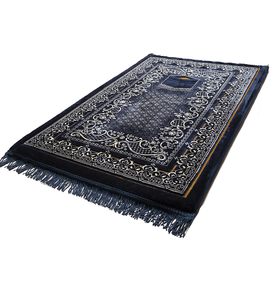 Foam Janamaz Sajadah Prayer Rug - Double Plush - Picture 10 of 19