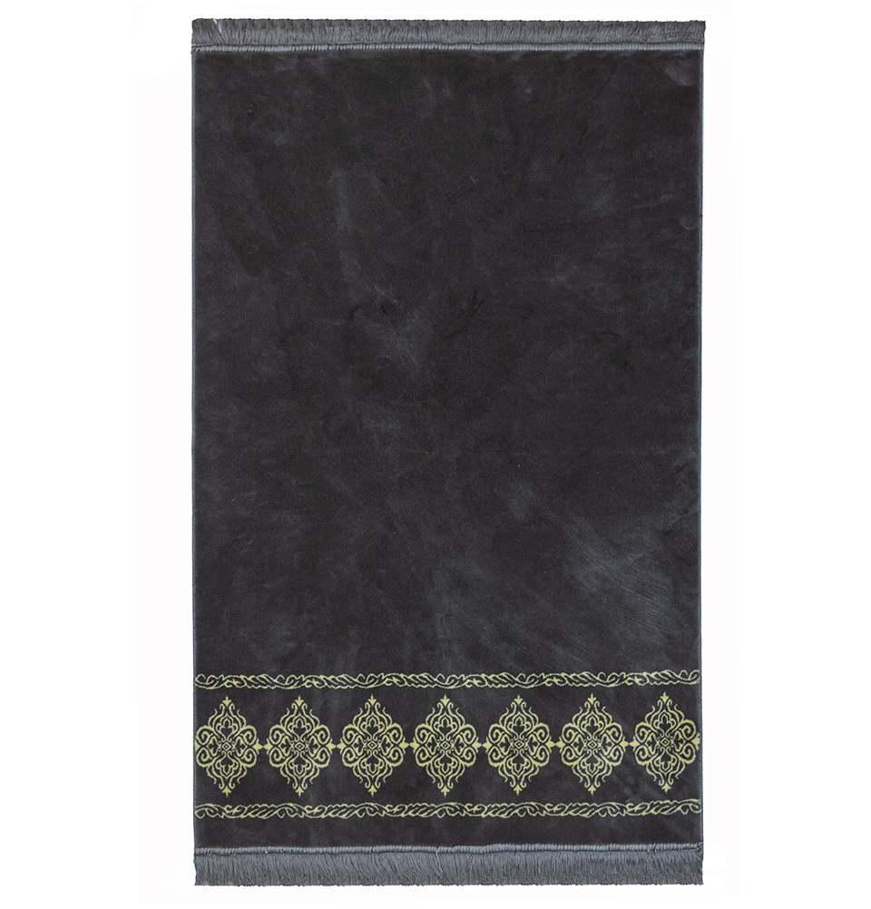 Modefa Islamic Prayer Rug Large Soft Velvet Sajadah Prayer Beads - Grand Plush - Picture 38 of 41