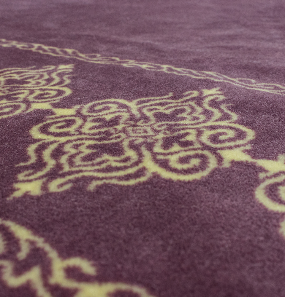 Modefa Islamic Prayer Rug Large Soft Velvet Sajadah Prayer Beads - Grand Plush - Picture 32 of 41