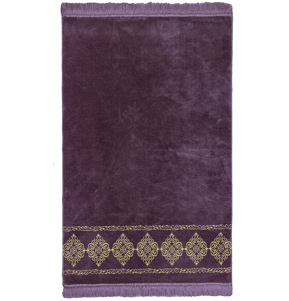 Modefa Islamic Prayer Rug Large Soft Velvet Sajadah Prayer Beads - Grand Plush - Picture 35 of 41
