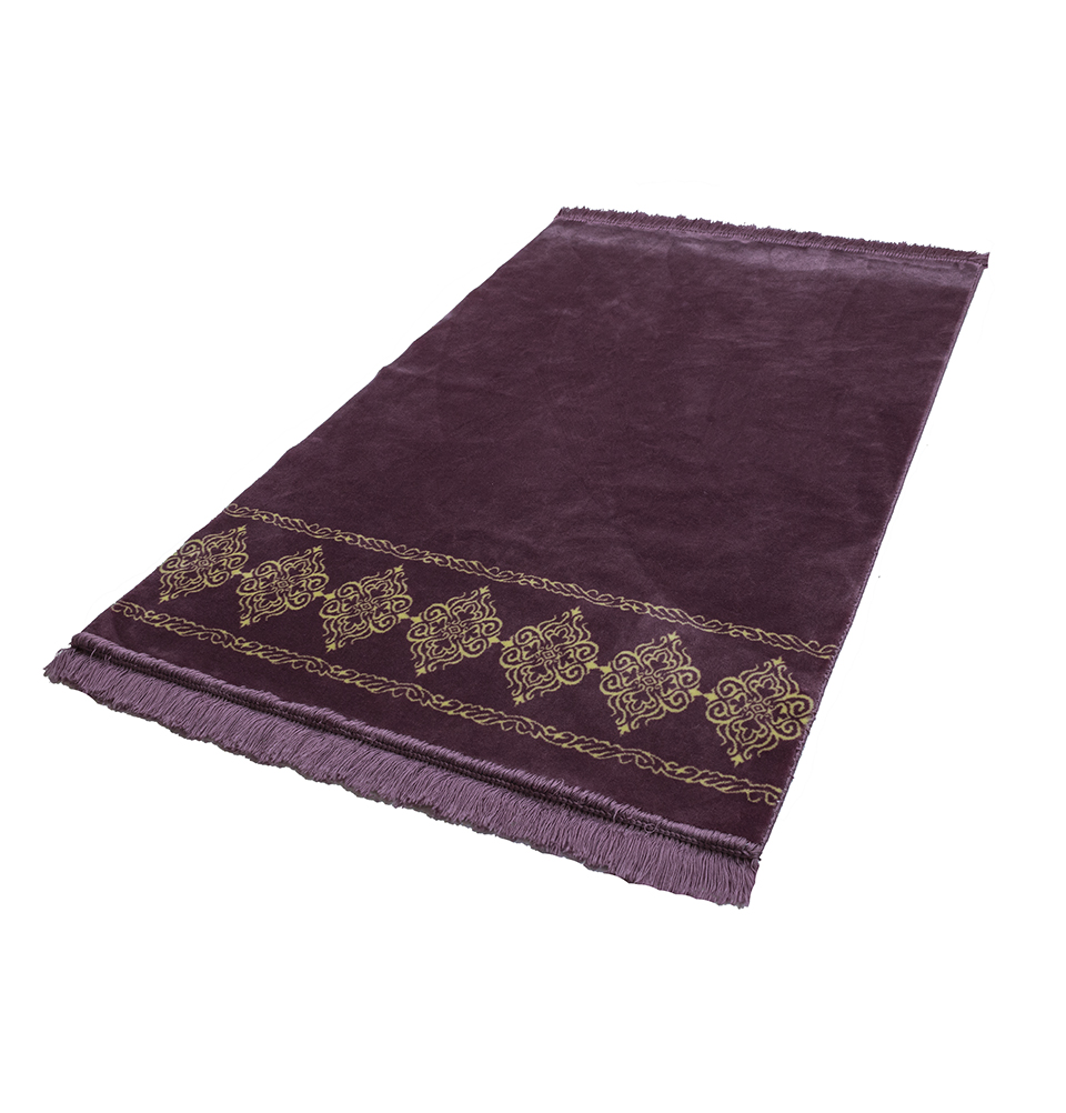 Modefa Islamic Prayer Rug Large Soft Velvet Sajadah Prayer Beads - Grand Plush - Picture 34 of 41