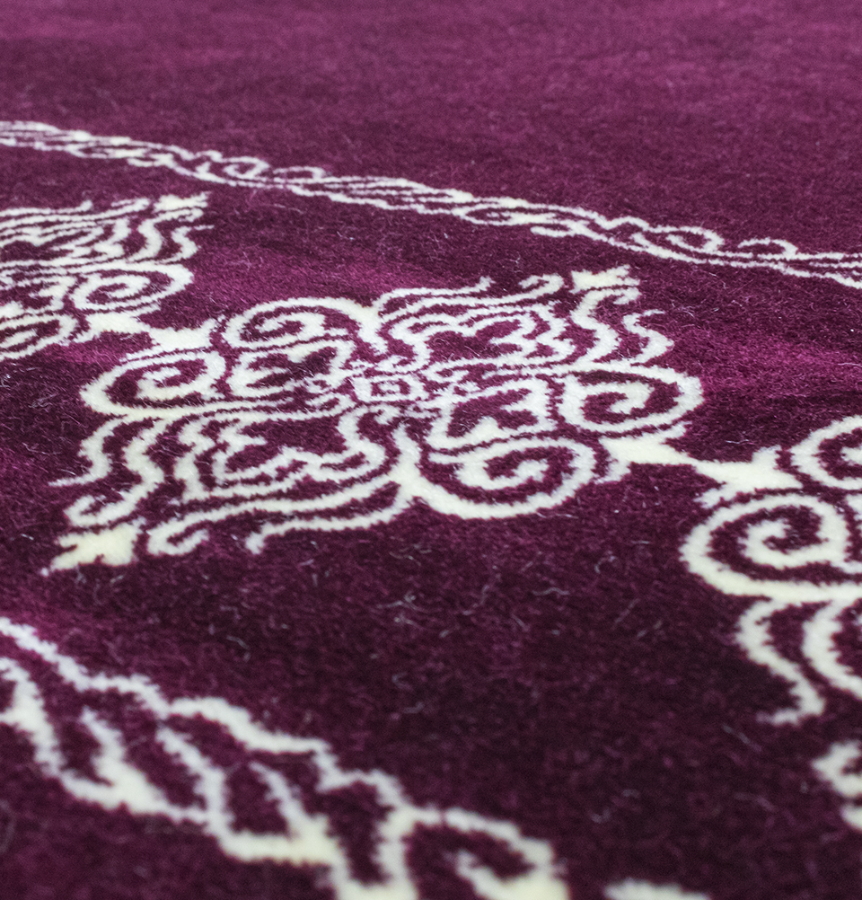 Modefa Islamic Prayer Rug Large Soft Velvet Sajadah Prayer Beads - Grand Plush - Picture 22 of 41
