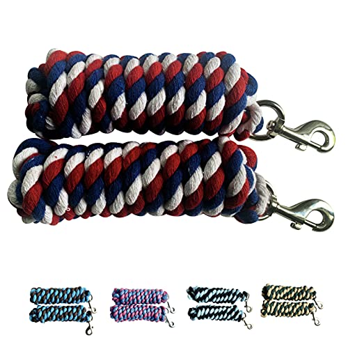 Majestic Ally 2er Pack feste Baumwolle Führstrick, 10 Fuß lang und 5/8 Zoll dick - Bild 4 von 5