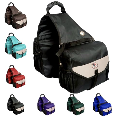 Majestic Ally Horse Saddle Bag ,Insulated Cooler, Reflective insulated Pockets. - Picture 2 of 8