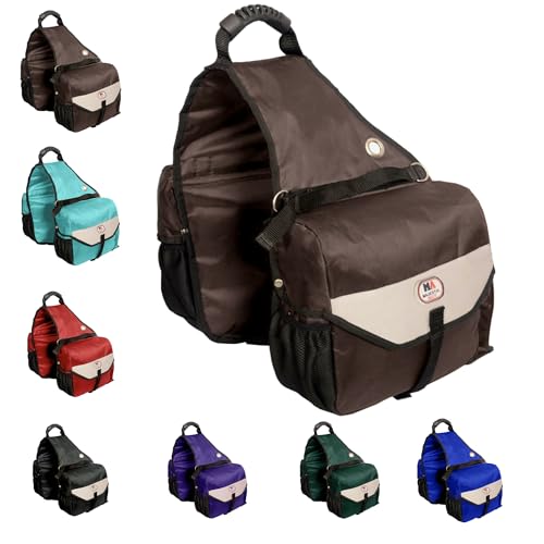 Majestic Ally Horse Saddle Bag ,Insulated Cooler, Reflective insulated Pockets. - Picture 3 of 8