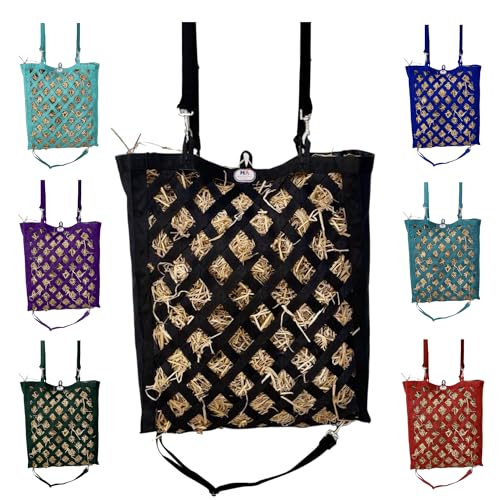 Majestic Ally Premium Nylon Slow Feeding Hay Bag for Horses and Livestock - Picture 2 of 8