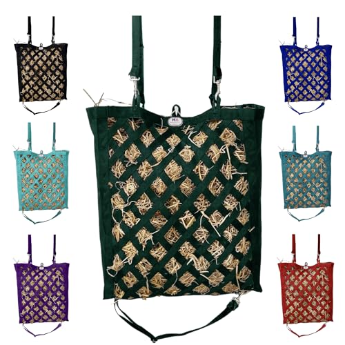 Majestic Ally Premium Nylon Slow Feeding Hay Bag for Horses and Livestock - Picture 5 of 8