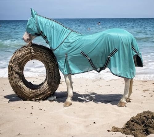 Majestic Ally Horse Fly Sheet Set-Full Body Protection with Neck Cover&Fly Mask - Picture 7 of 7