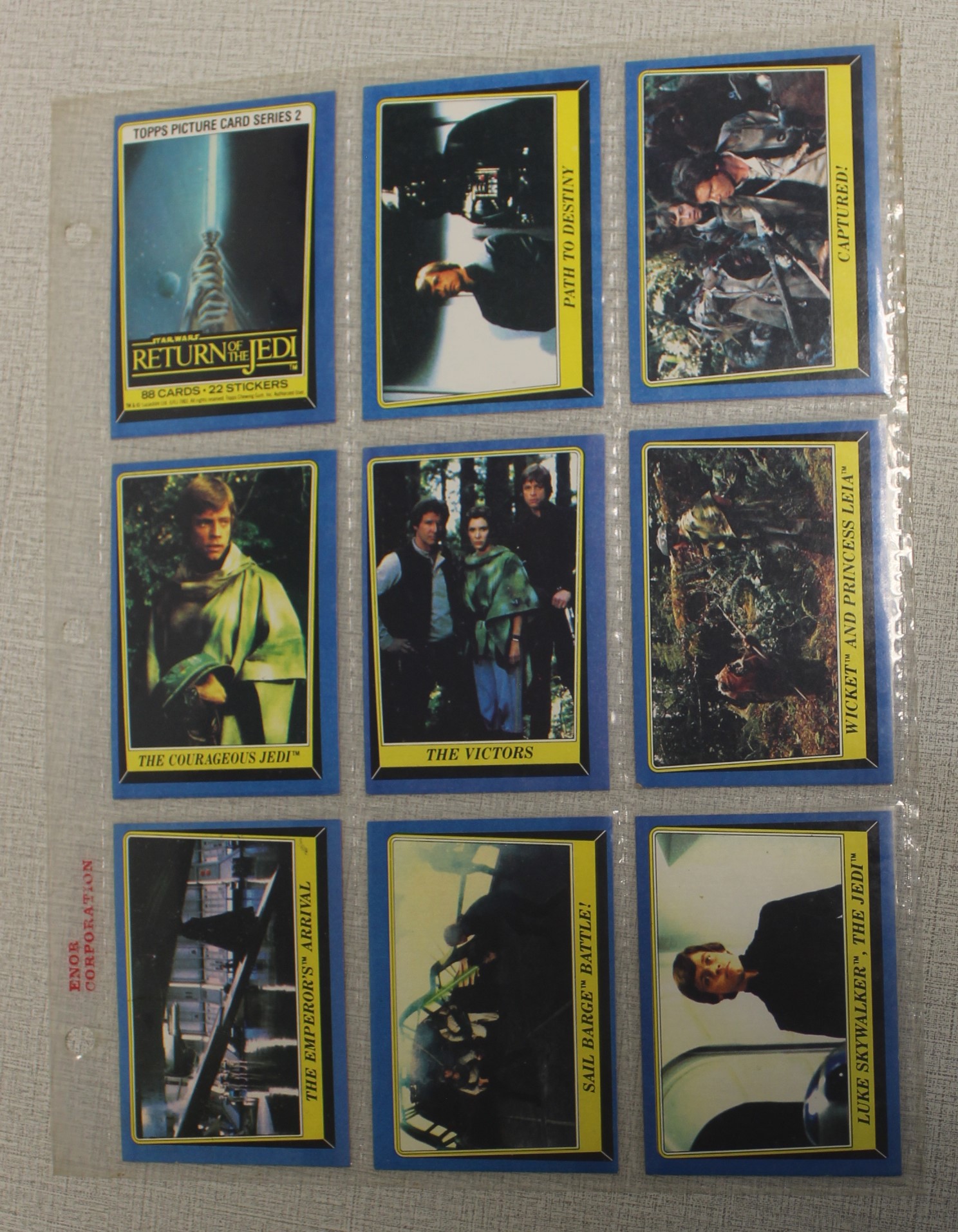 Topps Picture Card Series 2 Star Wars Return of the Jedi Trading Cards -You  Pick | eBay