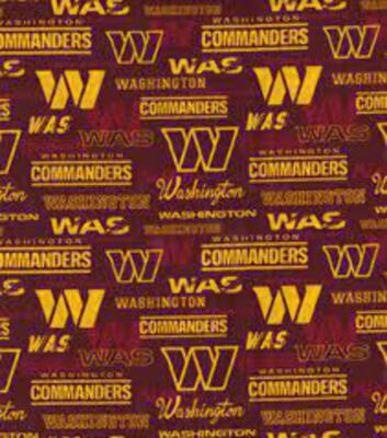 Washington Commanders Allover Cotton Fabric