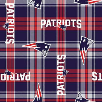 Patriots Plaid Fleece