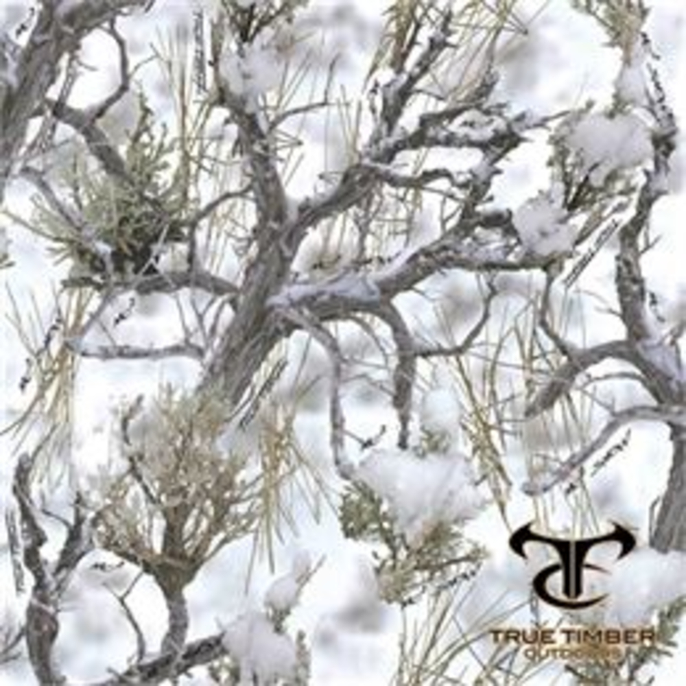 True Timber White Cotton Fabric