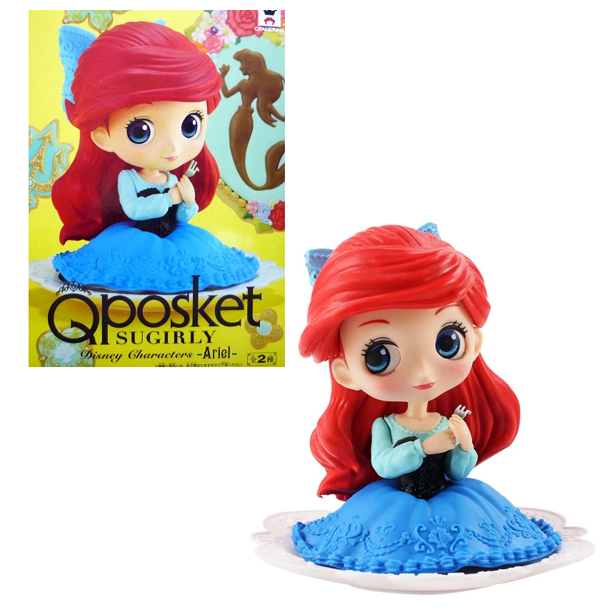 Banpresto Disney Q Posket Sugirly Ariel Blue Dress New In Stock Ebay