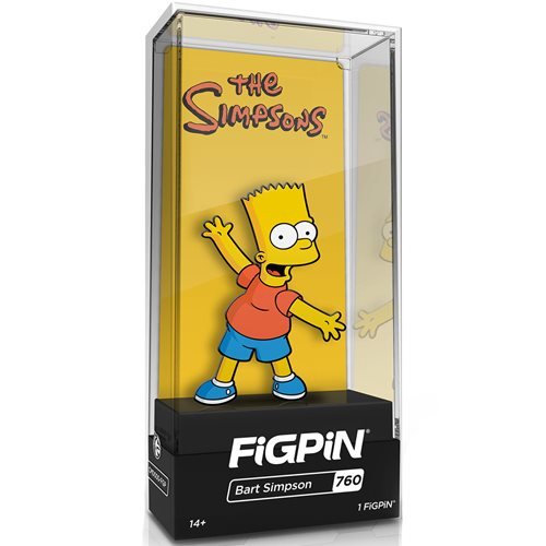 The Simpsons: FiGPiN Enamel Pin Bart Simpson [760] NEW IN STOCK