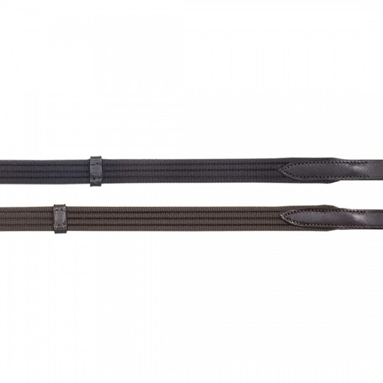 Camelot® Web Reins w-Leather Stops