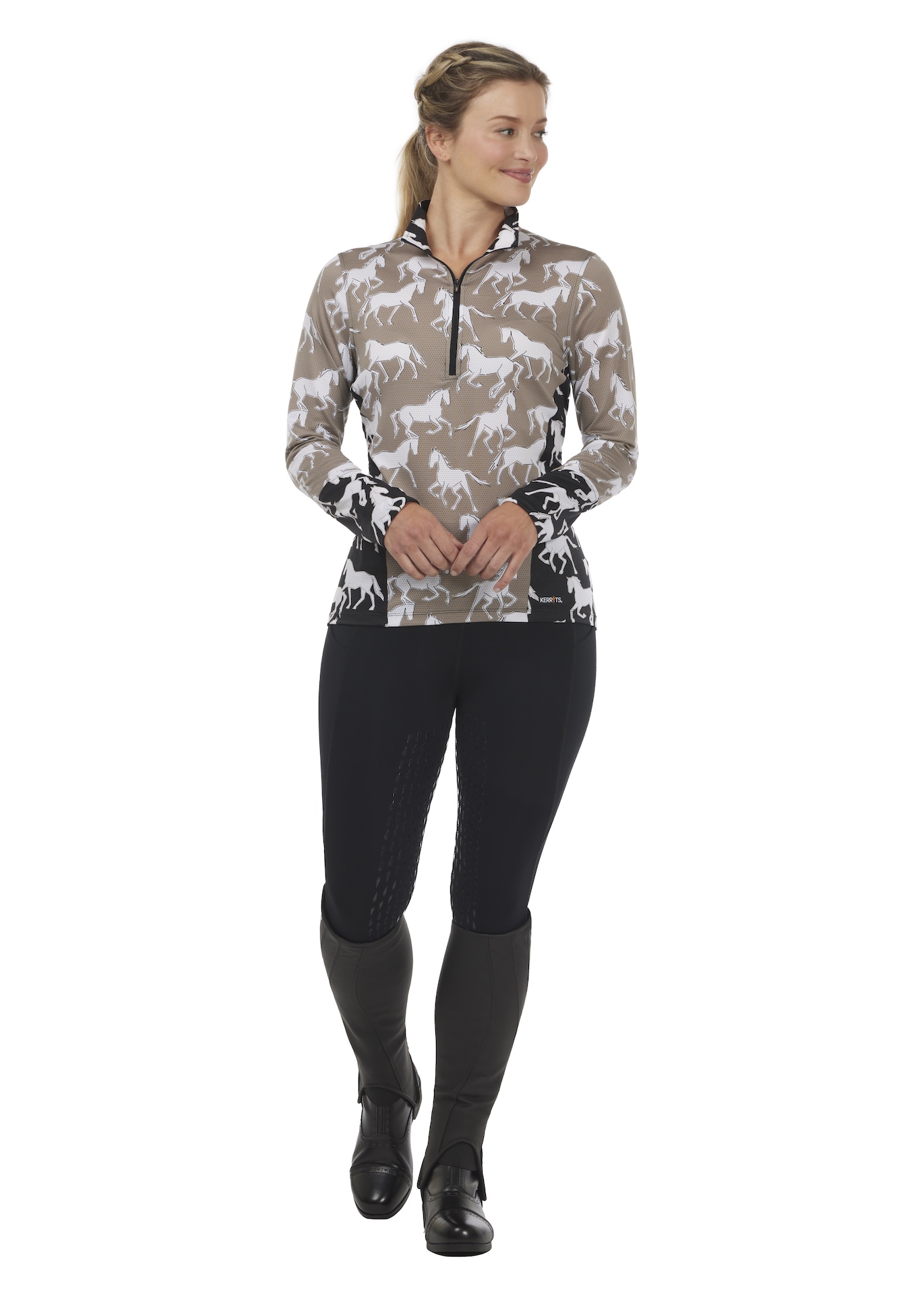 Kerrits Balance Ice Fil® Long Sleeve Riding Shirt - Picture 9 of 26