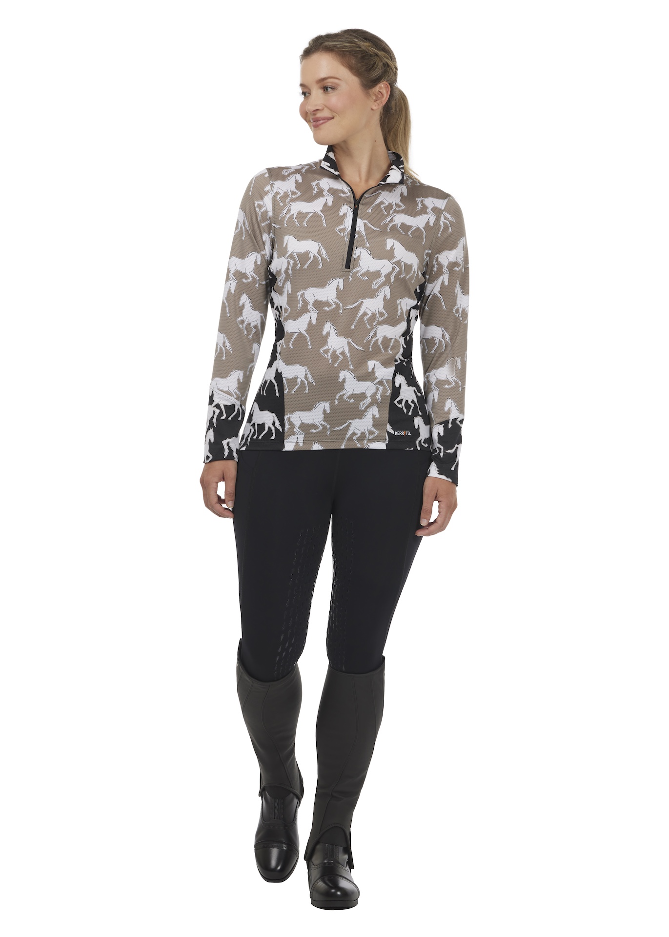 Kerrits Balance Ice Fil® Long Sleeve Riding Shirt - Picture 8 of 26