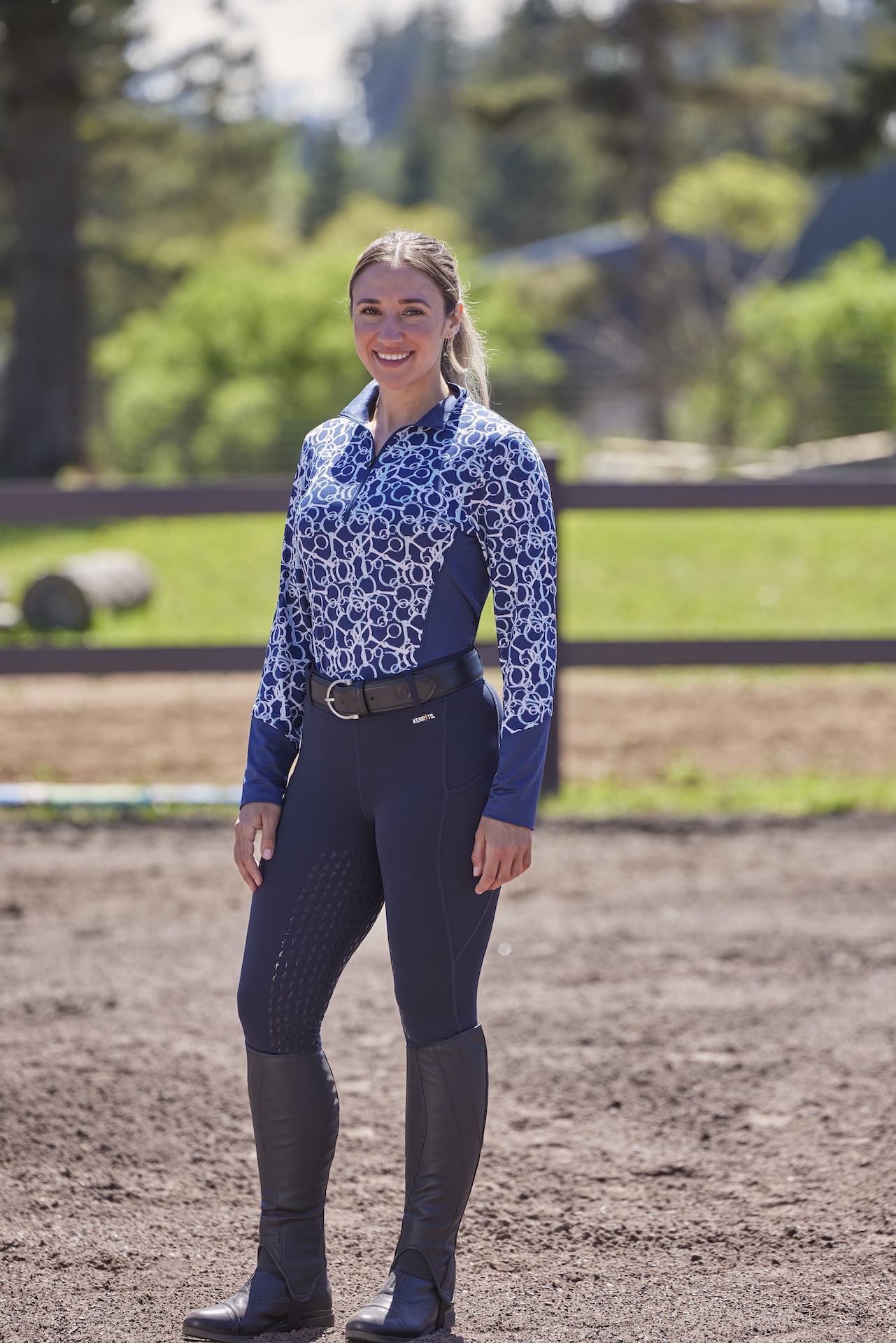 Kerrits Balance Ice Fil® Long Sleeve Riding Shirt - Picture 25 of 26