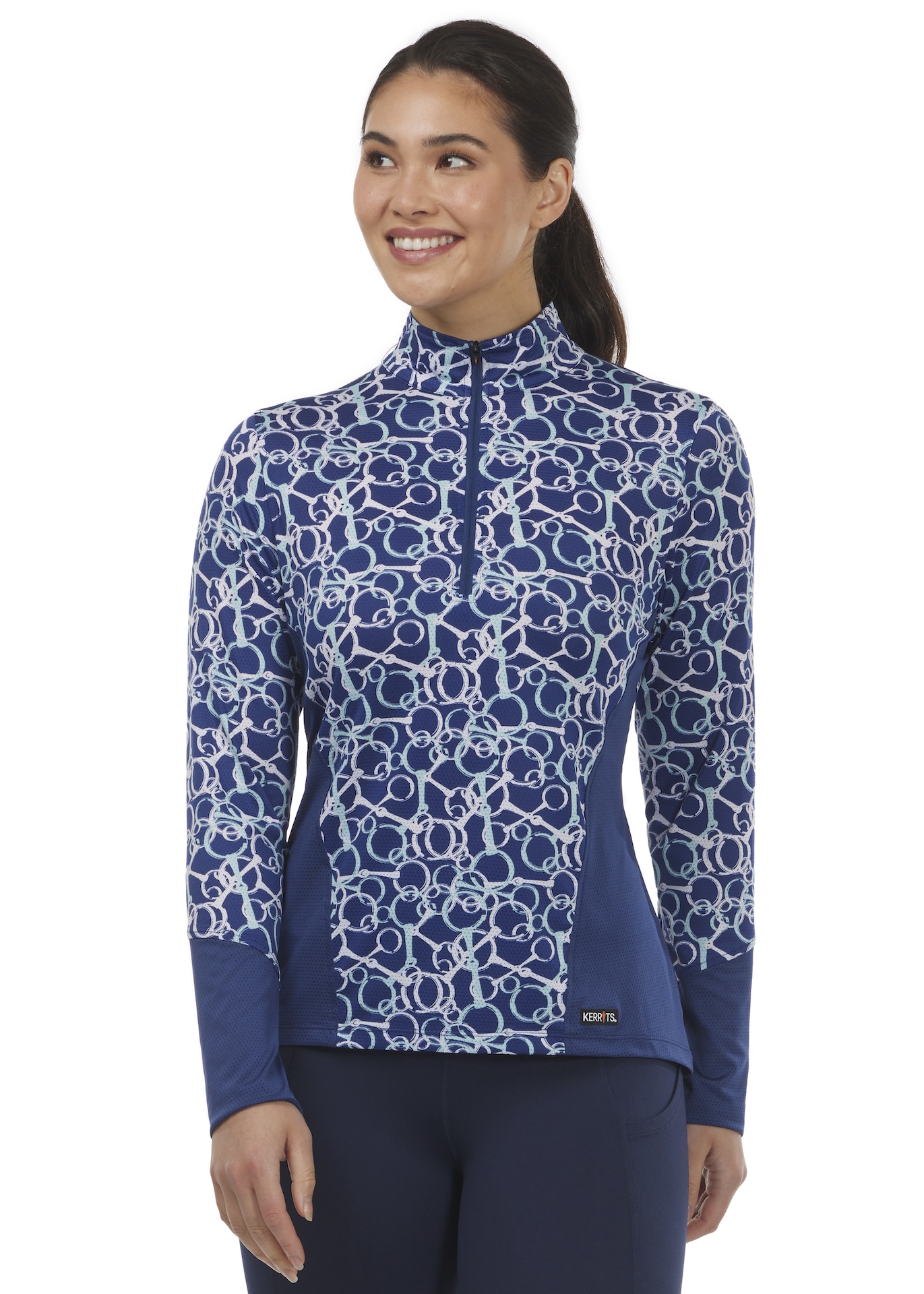 Kerrits Balance Ice Fil® Long Sleeve Riding Shirt - Picture 18 of 26