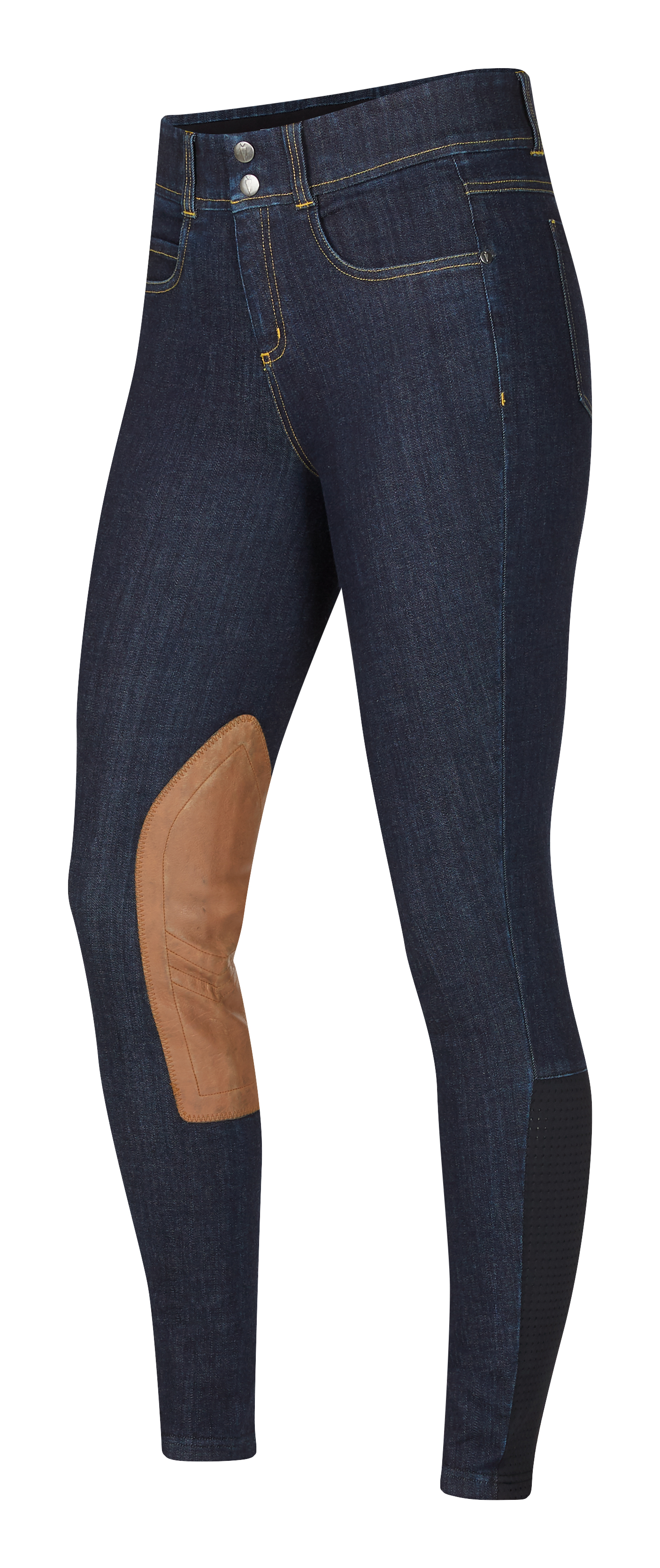 Kerrits Stretch Denim Knee Patch Breech - Picture 12 of 13