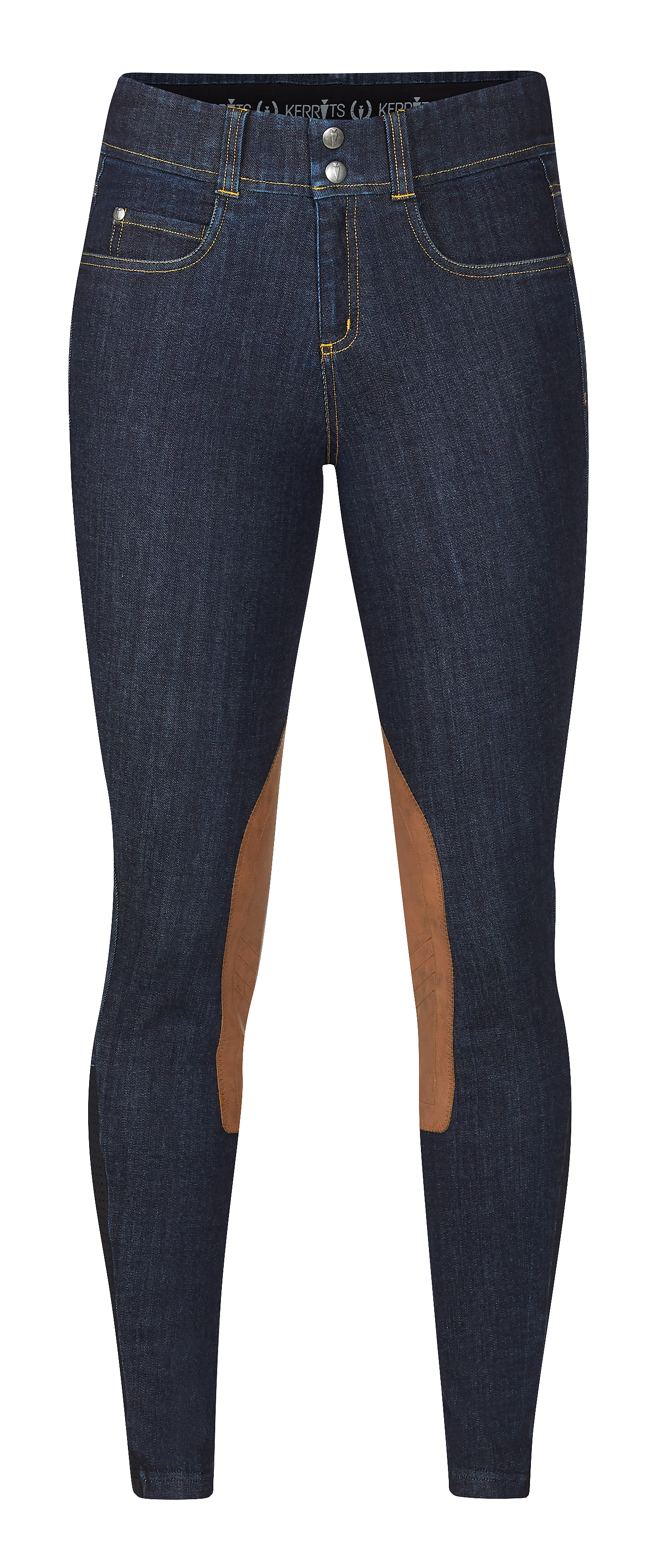 Kerrits Stretch Denim Knee Patch Breech - Picture 2 of 13