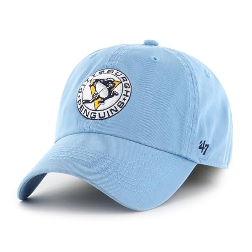 Pittsburgh Penguins NHL '47 Franchise Vintage Columbia Blue Men's Hat Cap Fitted
