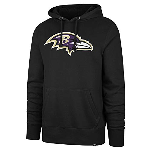 Baltimore Ravens NFL '47 schwarz Aufdruck Überschrift Hoodie Pullover Erwachsene Herren - Bild 2 von 4
