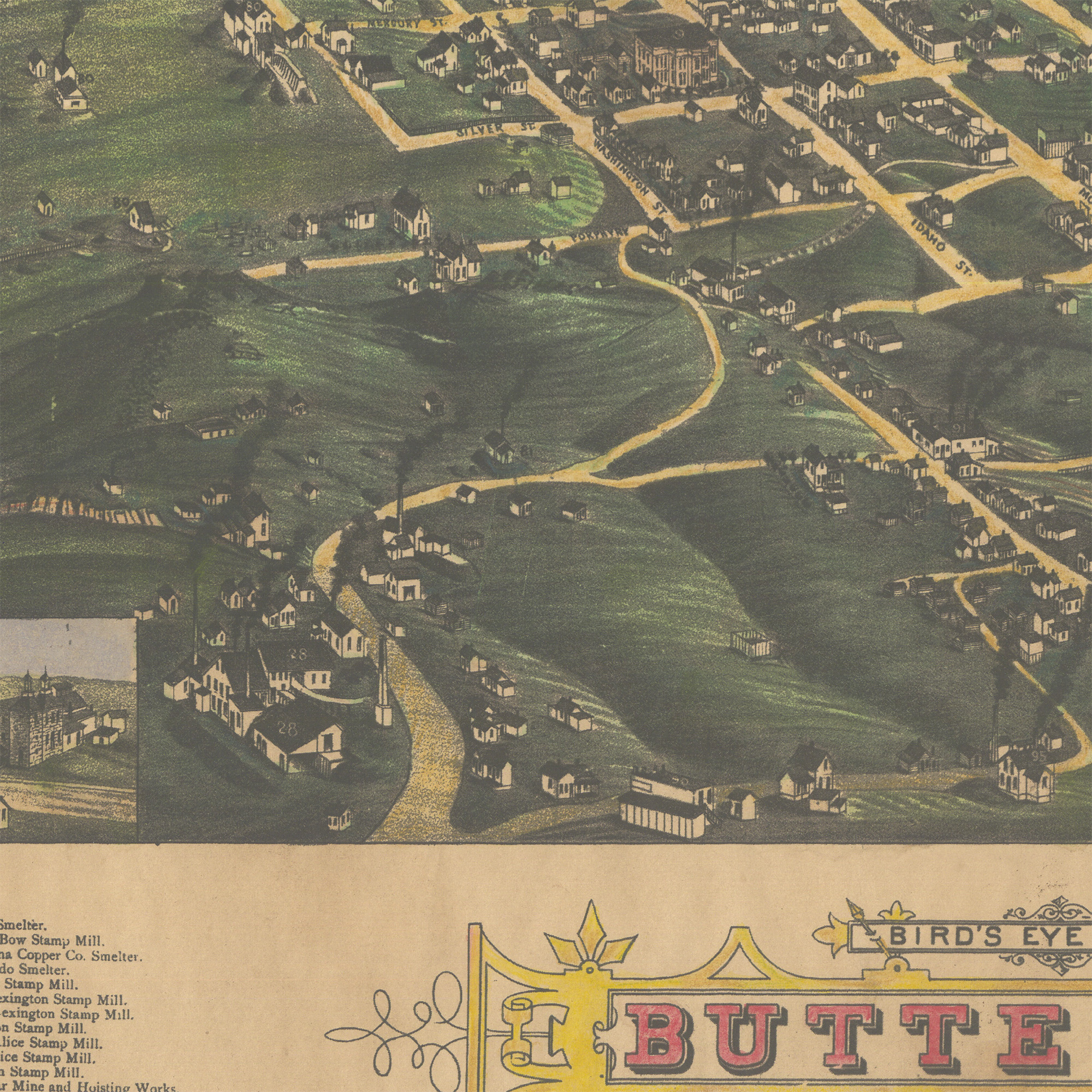 Póster de Mapa Antiguo de Montana Mapa Arte Impreso De Colección Pared Hogar Gran Decoración y Regalo - Imagen 29 de 56