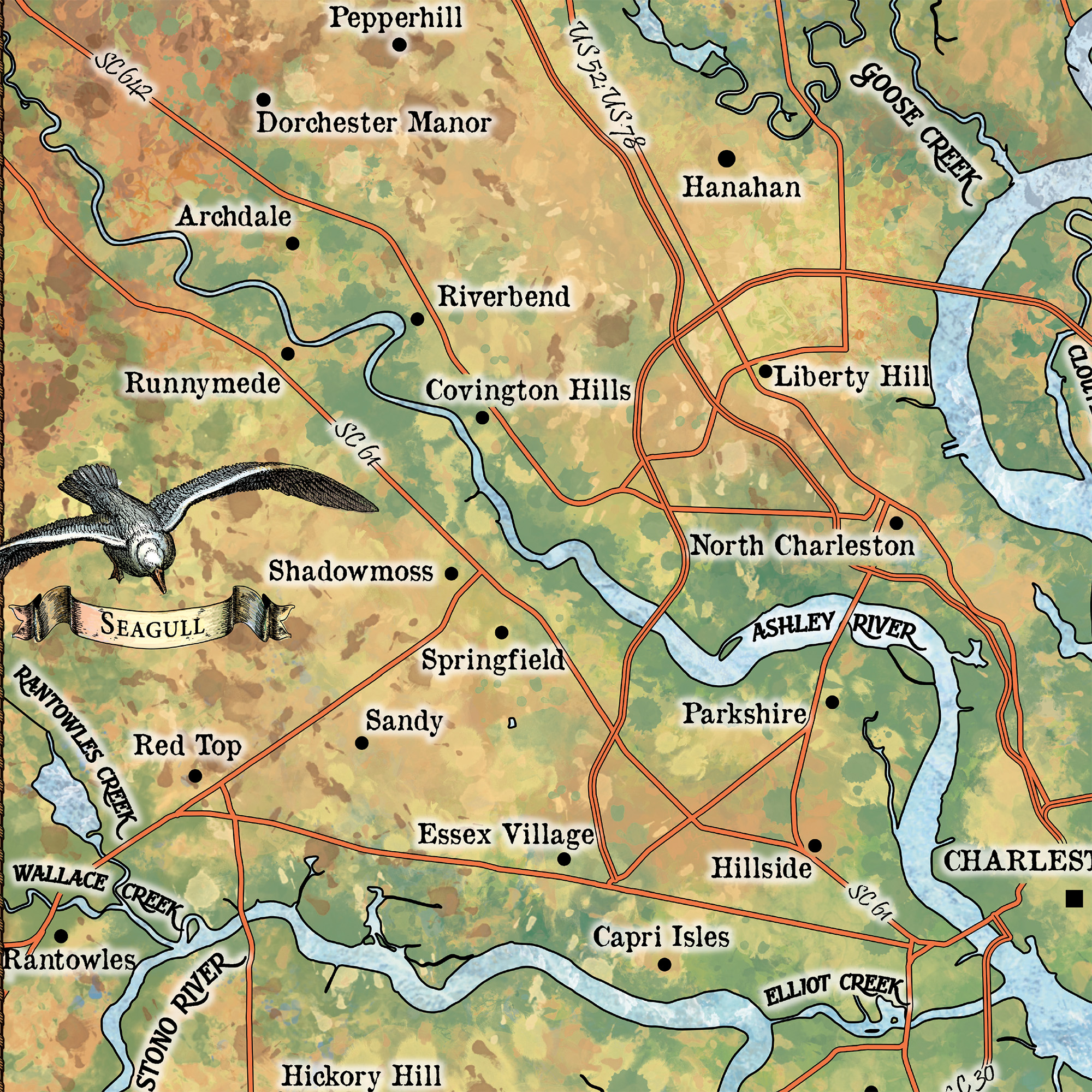 Manta de lana suave esponjosa de poliéster suave y esponjosa de Charleston Carolina del Sur - Imagen 13 de 16
