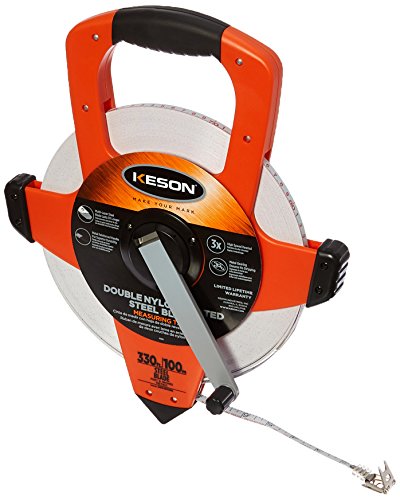 Keson NRS100M Nylon-Reinforced Steel Blade, (Graduations: m, cm, mm), 100-Meter - Picture 3 of 5