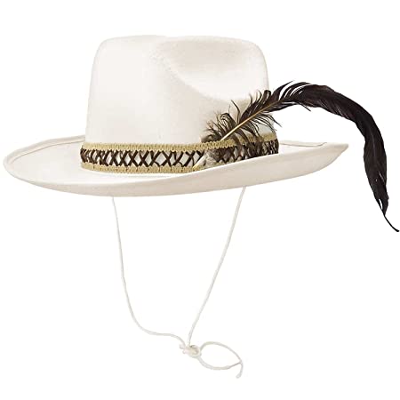 White Felt Cowboy Hat