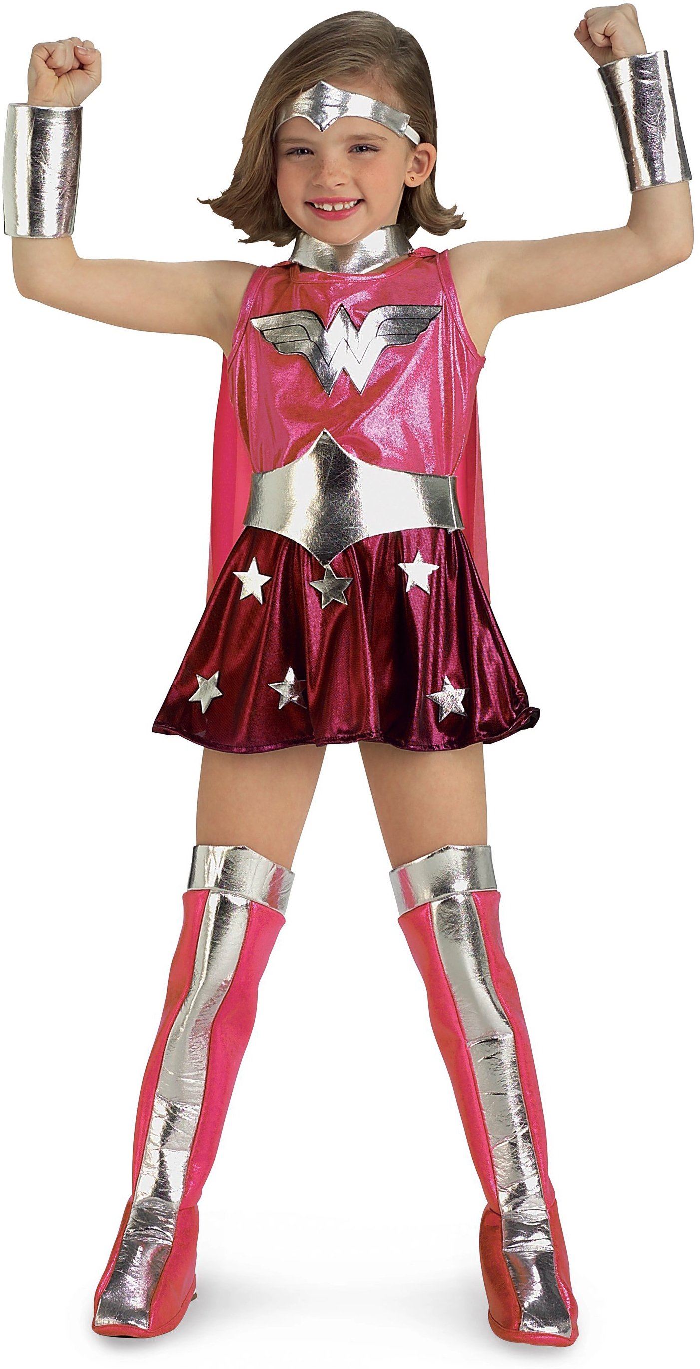 Wonder Woman Girl Pink Costume