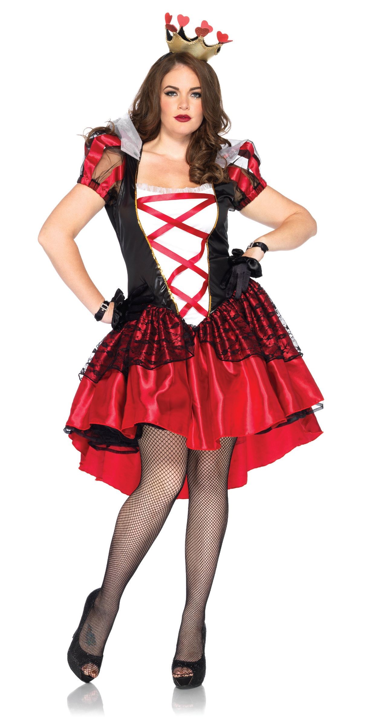 Plus Royal Red Queen Women Costume