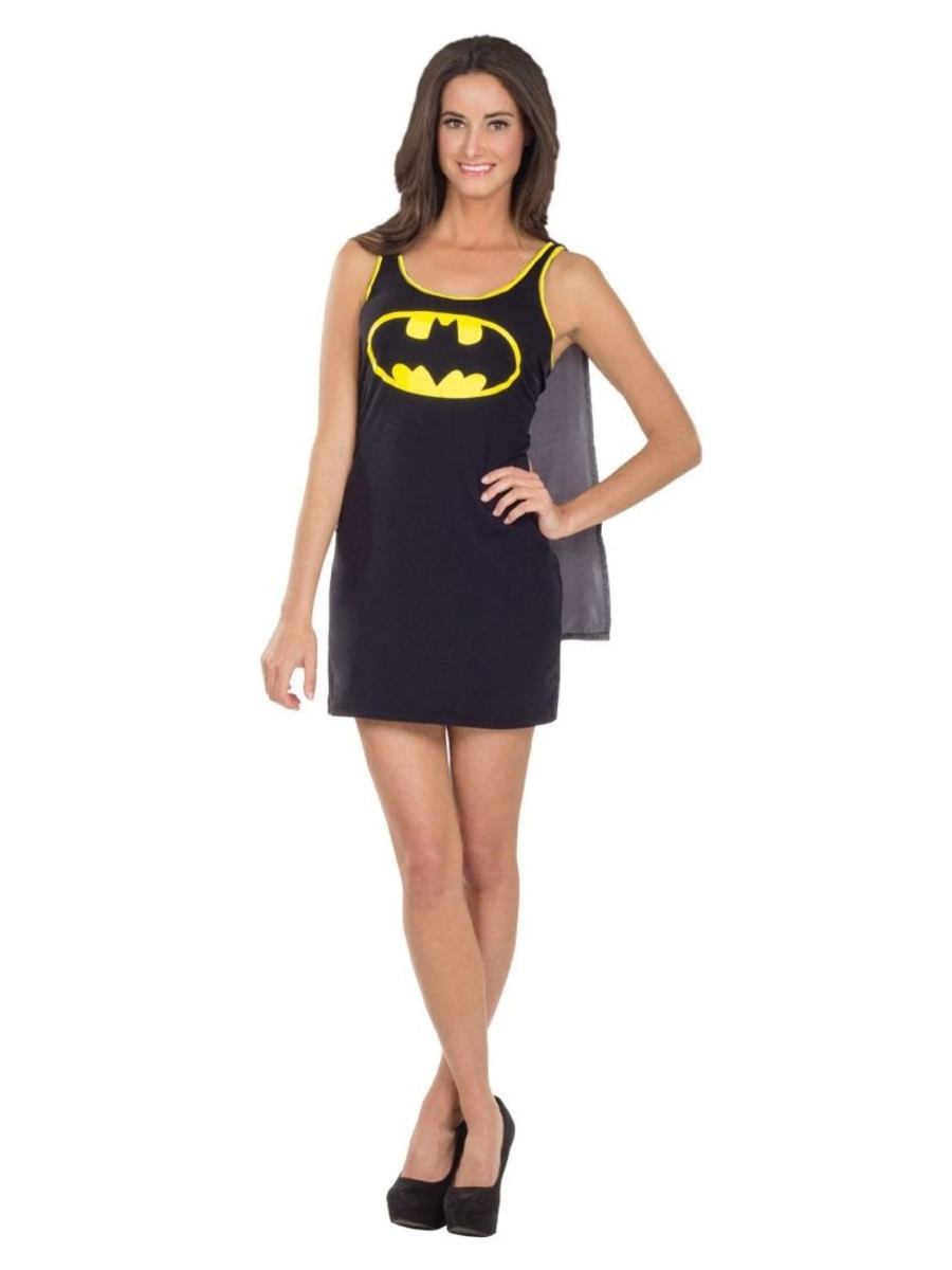 knee length dresses for ladies Batman Costume Long Sleeve Midi Dress – SuperheroSuit.com
