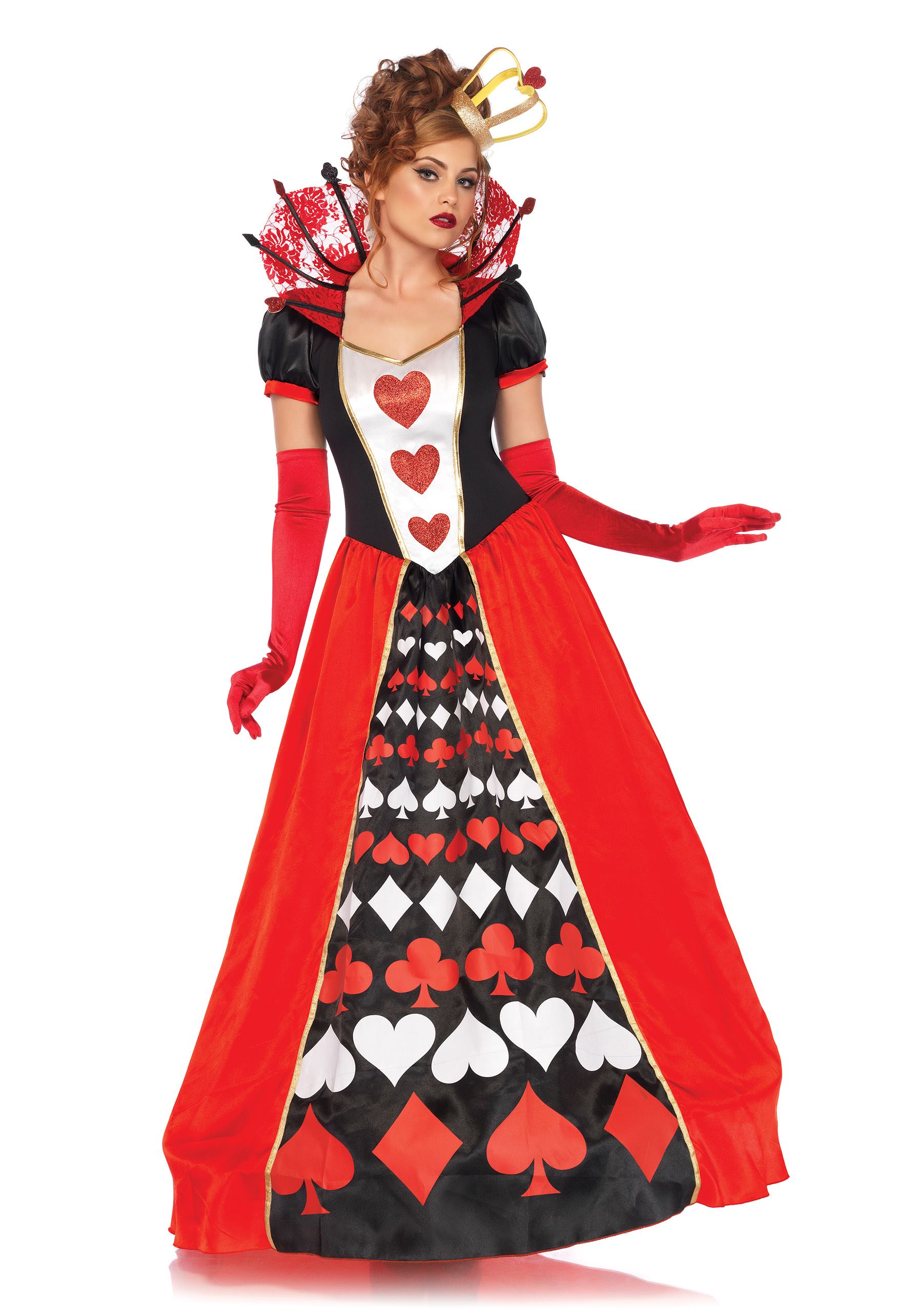Deluxe Queen of Hearts Women Costume