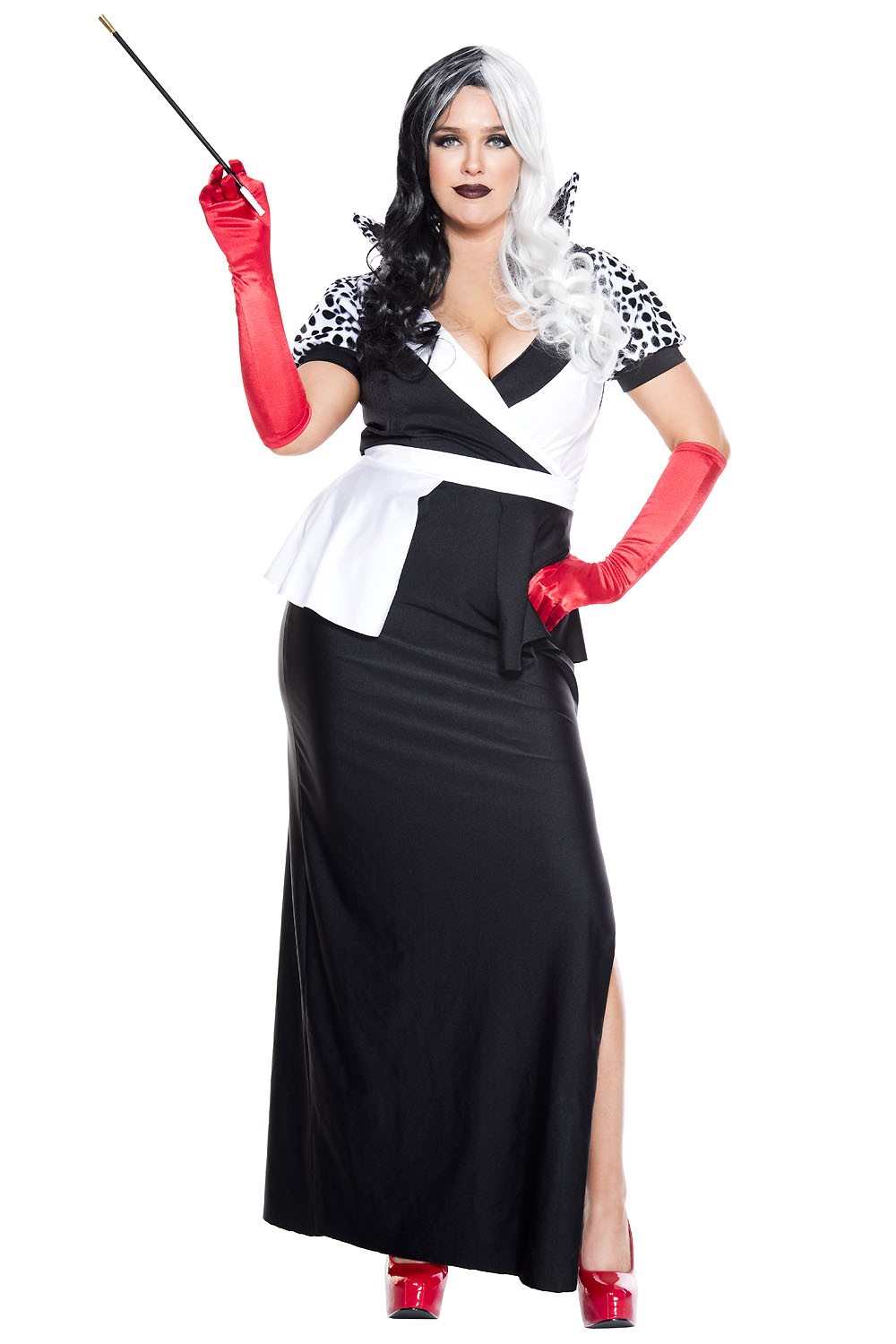 Storybook Cruel Plus Villian Woman Costume